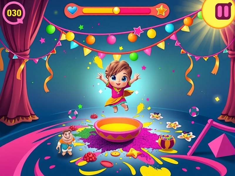 Holi Sparkle Star character selection screen